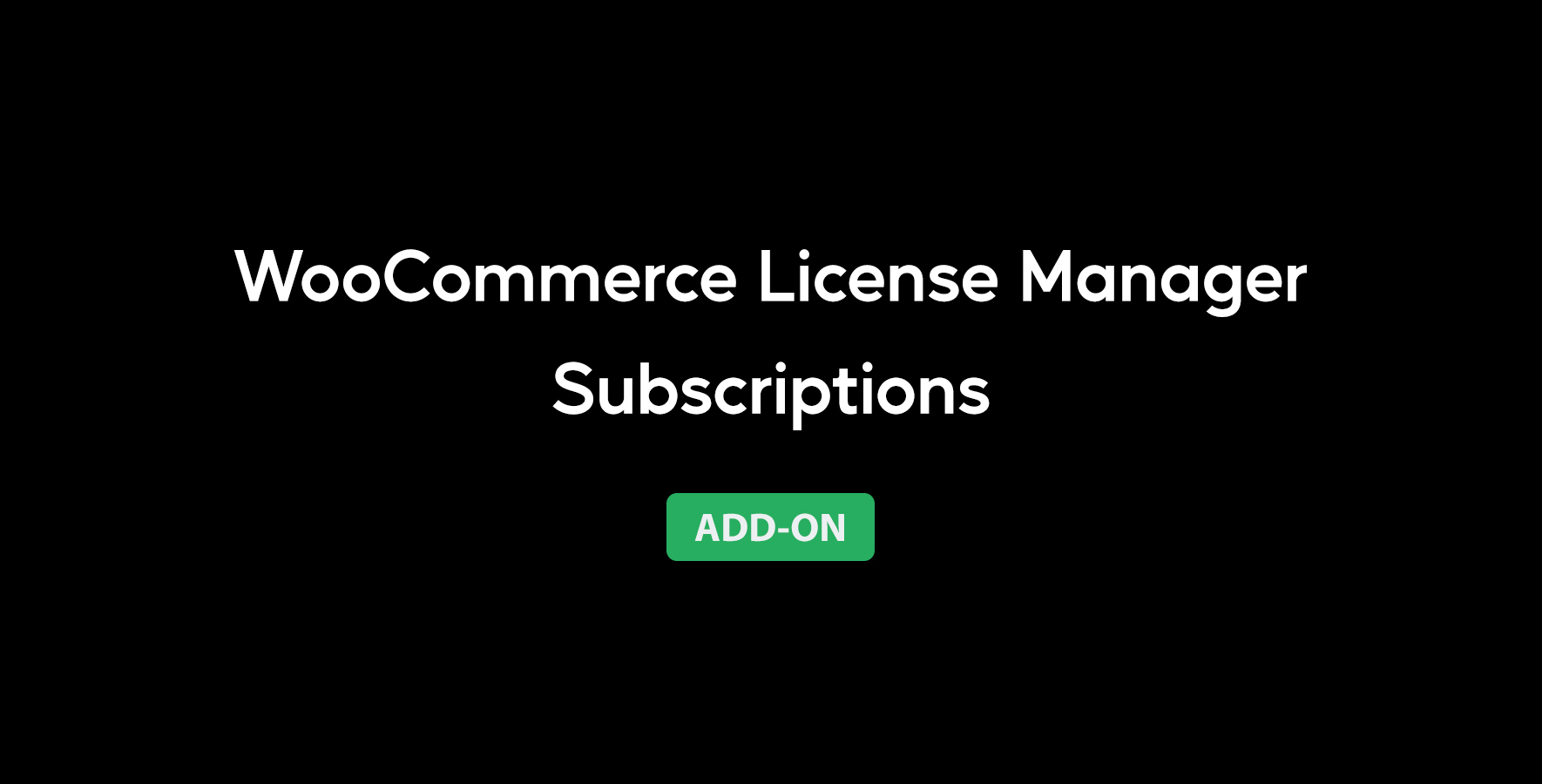 License Manager for WooCommerce